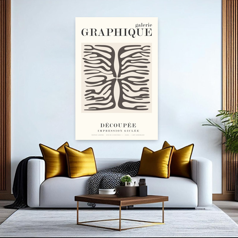 Graphique 10, art contemporain, H 60 po x l 40 po