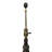 Quasar Marble 31-Inch Table Lamp, Tall Dark Gray Stone Accent Fixture