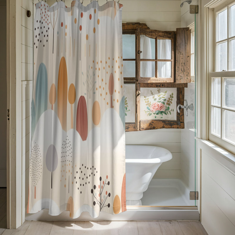 Rideau de douche Imray, H 74 po x l 71 po