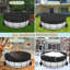 Housse ronde imperméable pour piscine hors-terre-105588418