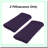 UltraSoft Stretch Jersey Pillowcase Set - Standard Size, Purple (Set of 2)