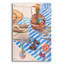  «Tangerine Tides 1» par Melissa Wang, art mural en verre acrylique, 24 po x 36 po-131416198