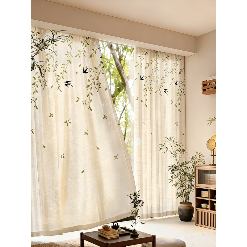 Curtain For Living Room Window Curtains For Bedroom 2 Panels, 70.86" W x 98.42" L