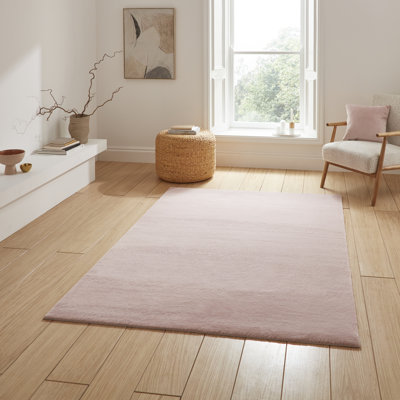 Snug area rug Machine Woven Blush