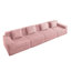 Canapé modulaire sans siège avec sièges profonds, conception moderne et coussins décoratifs, idéal pour les réunions de famille et la détente-1401637052-1401637053