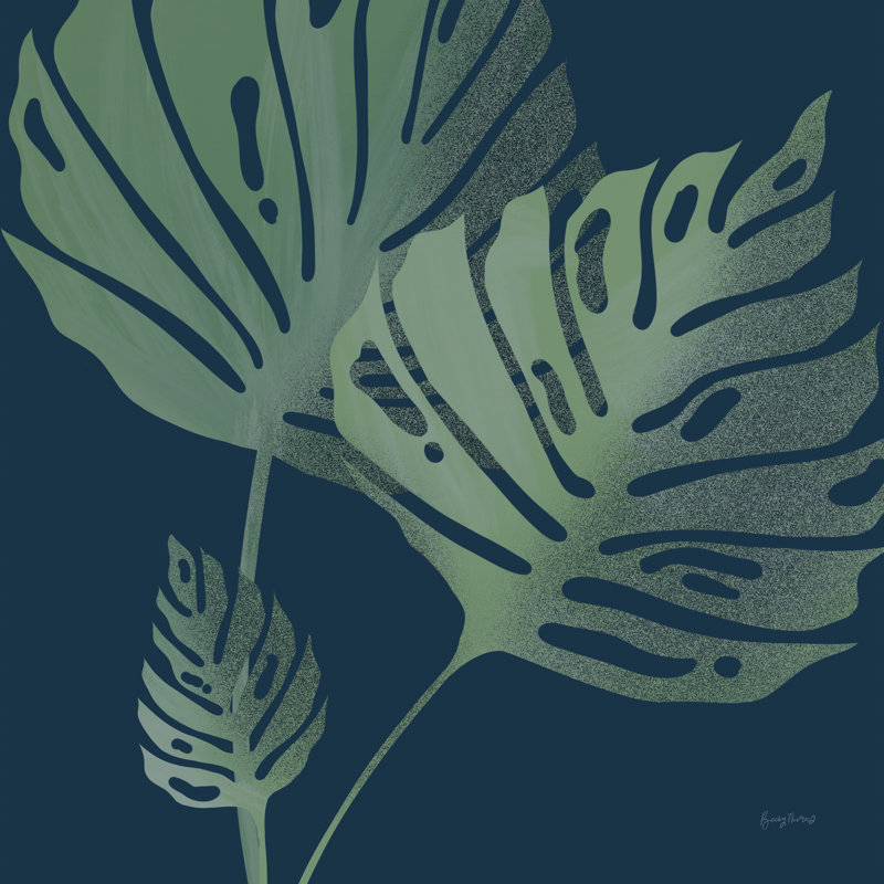 Monstera III by Becky Thorns - Wrapped Canvas Painting, 30cm H x 30cm W