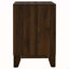 Table de chevet 2 tiroirs Walnut
