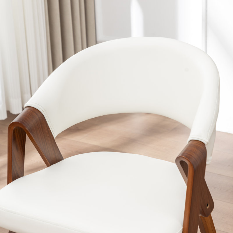 Chaise rembourrée Ayala, White