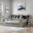 Multi-functional Daybed With Desk, Trundle And Bookcase-1666060803-1676739165