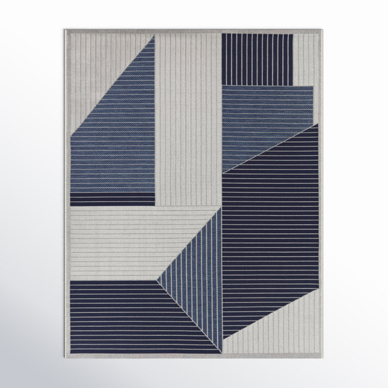 Fadia Blue Indoor/Outdoor Rug