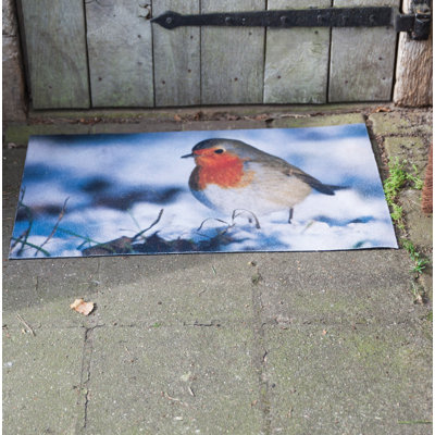 Printed Doormat (Robin)