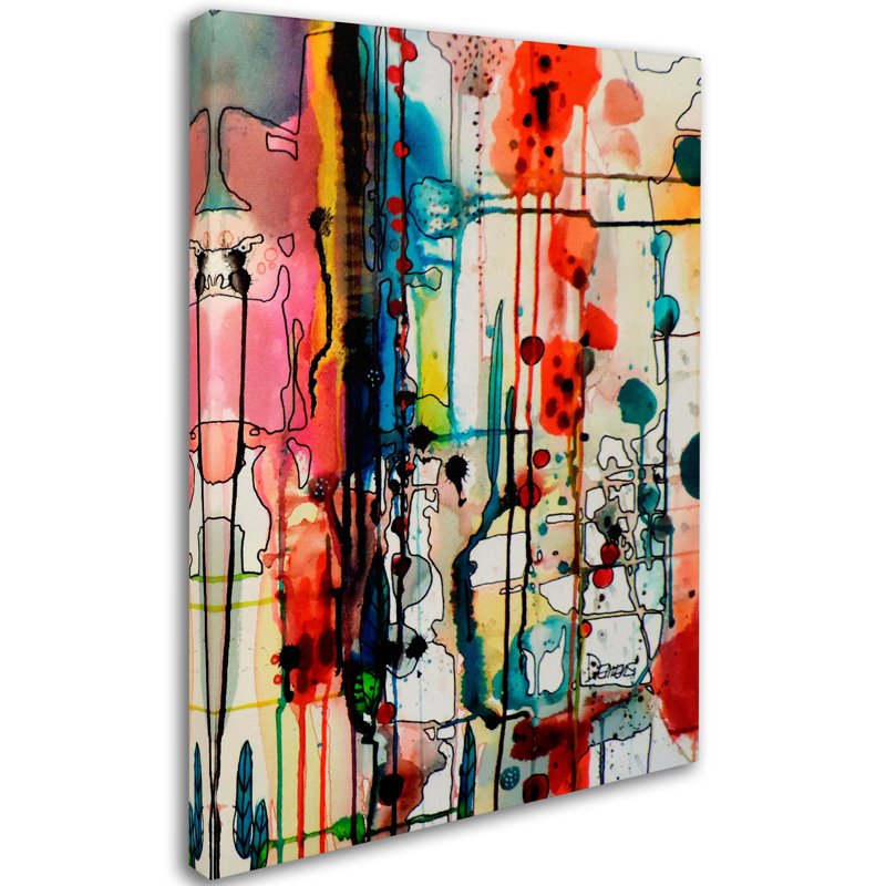 Breagh 'Charivari' Print on Wrapped Canvas, 19" H x 14" W