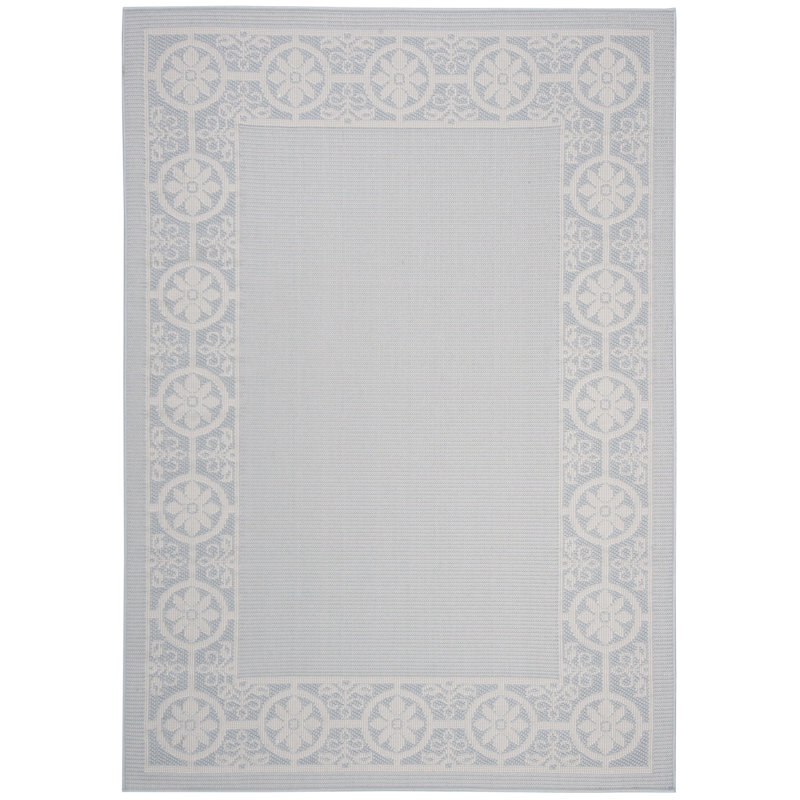 Martha Stewart Indoor Outdoor Performance Machine Washable Indoor/Outdoor Area Rug, Rectangle 4'5" x 6'5"