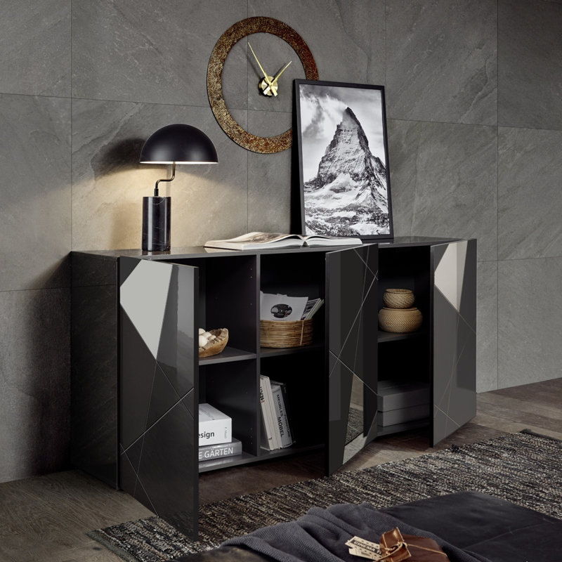 Aveli 459.74cm Sideboard, Grey