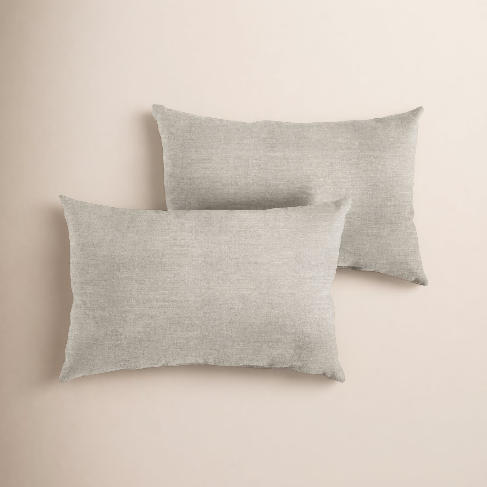 Easton Sunbrella® Throw Pillow, 13" x 20", Cast Silver