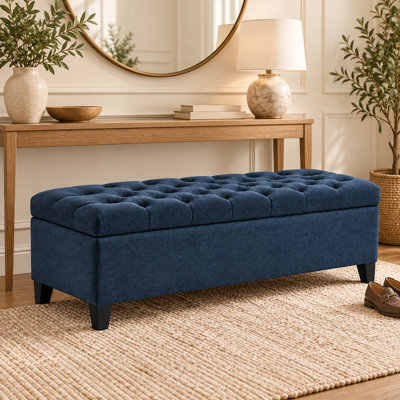 Banc de rangement en tissu Amalfi