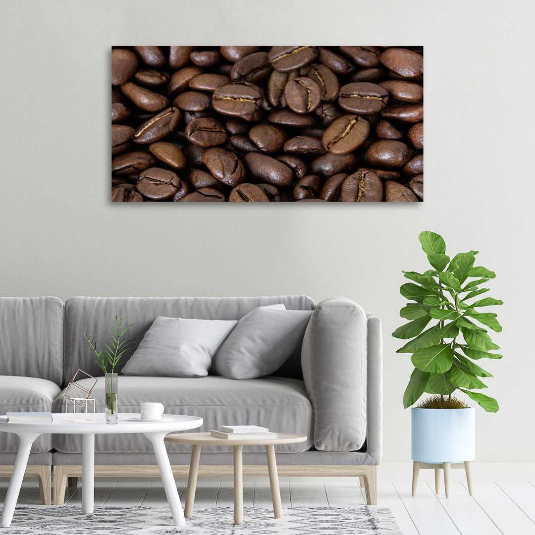 Kaffeebohnen - Kunstdrucke auf Leinwand - Wrapped Canvas