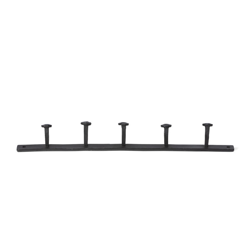 Rustic Modern 15" Railroad Iron Wall Hook