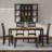 Malkin 6 - Person Four Leg Dining Set