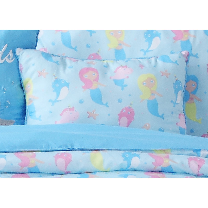 Clara Polyester Comforter, Full Comforter + 2 Shams + 2 Throw Pillows