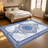 1PC Blue Cherry & Heart Print area rugs for Living Room, Soft and Comfortable, Suitable for all seasons, easy-to-maintain, machine washable Indoor floor mat, Under Table Farmhouse suitable for Dining Table, Bedroom, Kitchen, Entryway, Patio, Home-25373060