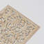 Décoration murale mandala en bois sculpté à la main avec miroir 24 x 72 po