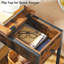 Side Table with Storage