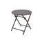 Ensemble de patio 3 pièces, chaises de camping d'extérieur en polyester respirant enduit de PVC, table pliante avec plateau en acier, 2 chaises et 1 table-1376769651