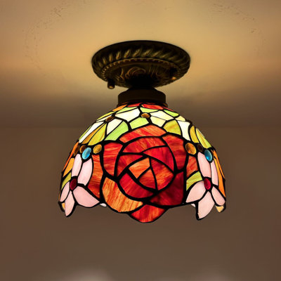 8'' 1 - Light Bowl Ceiling Fan Light Kit
