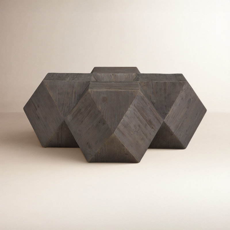 Table basse Wyndmere Barry, Brun foncé