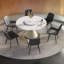 Table de salle à manger ronde avec plateau rotatif Patsy-2046621064-2046621073