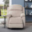 Fauteuil inclinable électrique kaki clair de 34,84 po, revêtement en chenille à cadre en bois massif, pour le bureau à domicile-1949085213