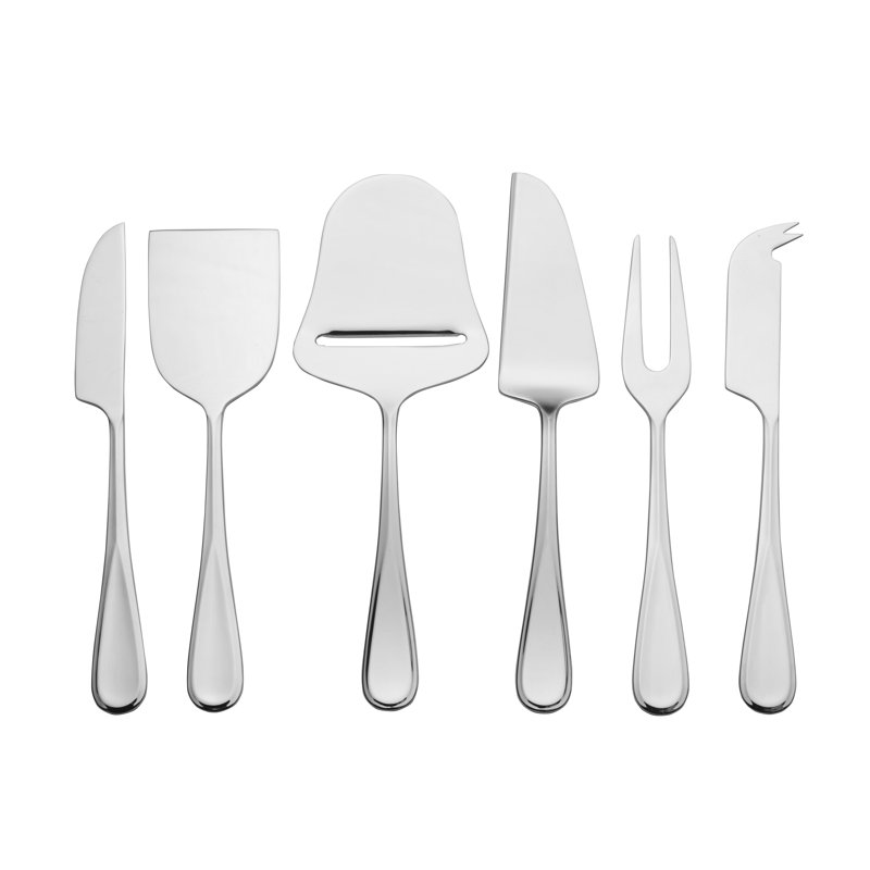 Bravo 18/10 Stainless Steel 6-Piece Cheese Set
