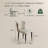 7 Pieces Dining Room Sets, Pre-Assembly Oval Dining Table Sets, Sintered Stone Tabletop Kitchen Dining Table Set With Upholstered Chairs-591770205-591770201-591770200