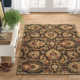 Arden Handmade Wool Dark Brown/Garnet Rug