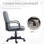 HOMCOM PU Leather Office Chair Swivel Computer Desk Chair-102833423