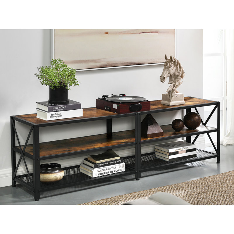 Console multimédia 55,1 po Bayswater, Brun rustique, 55.1"