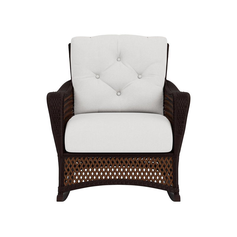 Grand Traverse Outdoor Rocker Chair, Caramel, Canvas Natural Sunbrella® Canvas