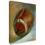 Galan «Football Orange», reproduction de peinture acrylique sur toile tendue-30365775