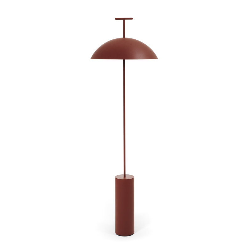 Geen-A 51.97'' LED Task Floor Lamp, Brick Red
