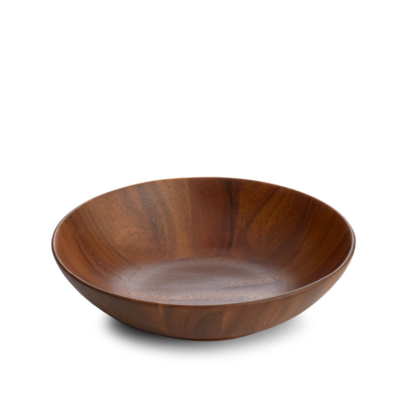 Nambe Skye Wood Ind Salad Bowl