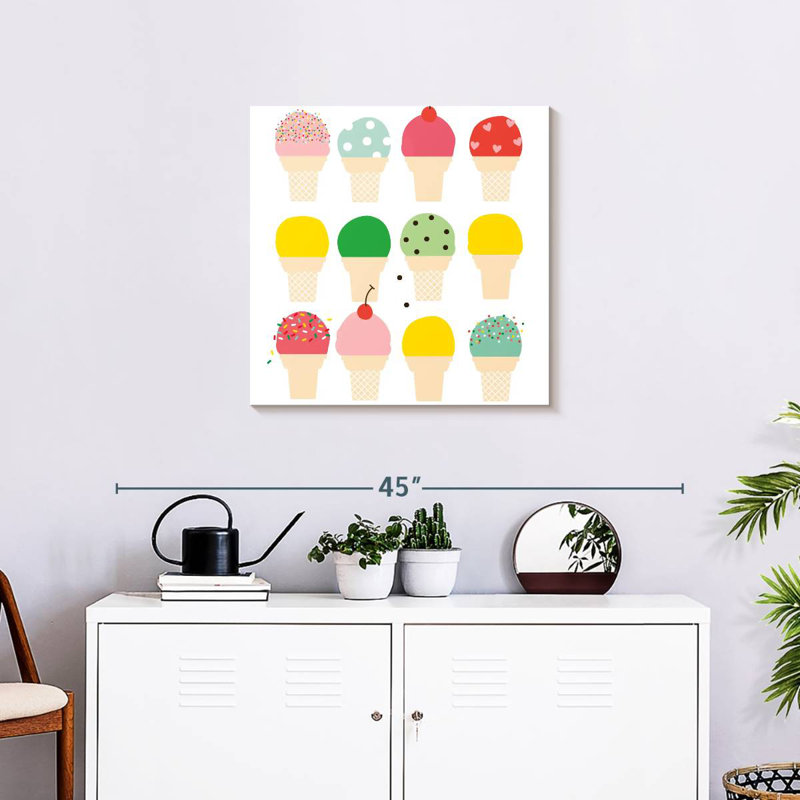 Yarlin Ice Cream Fun, H 24 po x l 24 po