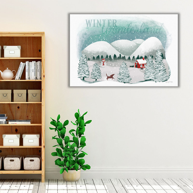«Winter Wonderland I», reproduction d'art sur toile, H 24 po x l 36 po