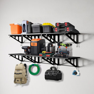 Heavy Duty Steel Garage Wall Shelving