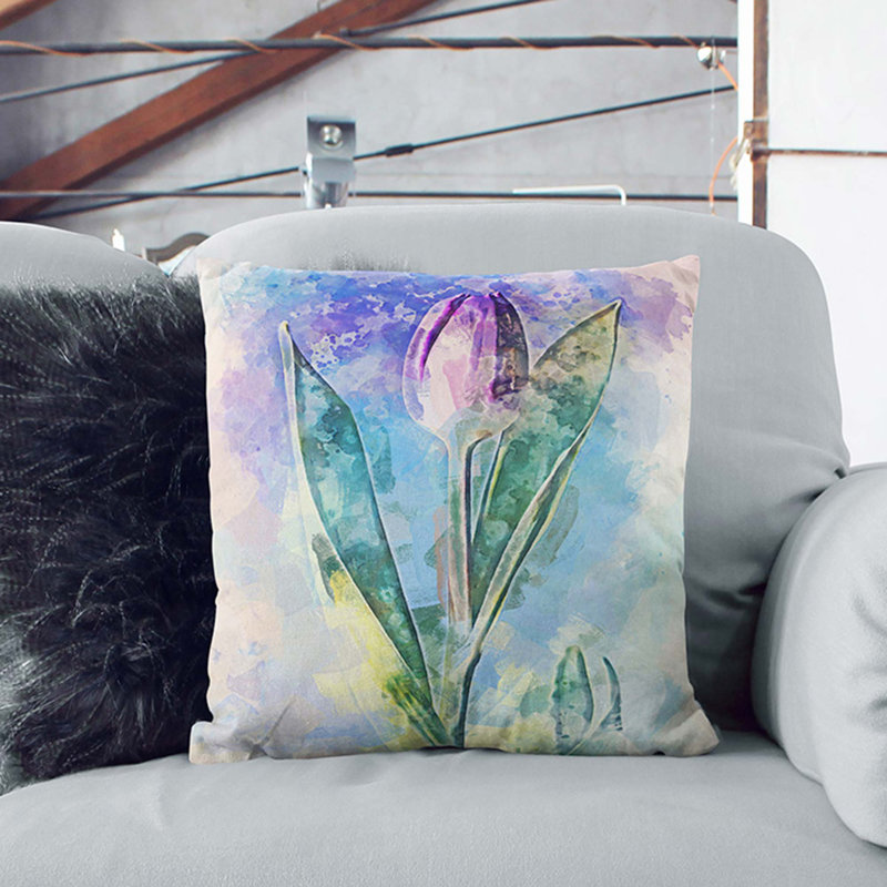 Square Throw Cushion, 55cm H x 55cm W x 20cm D