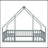 Full Wood House-Shaped Floor Bed With Fence, Guardrails,Grey-1394155607-1394155603