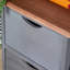 Hemsby Fully Assembled 2 Drawer Chest Storage Unit - Grey