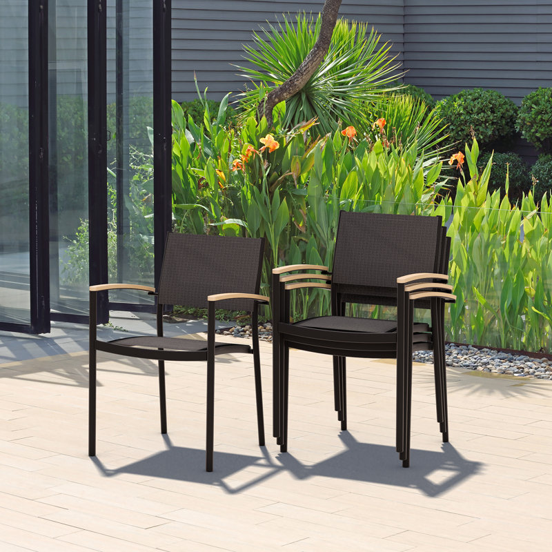 Carliegh 11 Piece Mia Rectangular Extedable Dining Set | 100% FSC Certified Teak Wood | Ideal Furniture Set For Outdoors