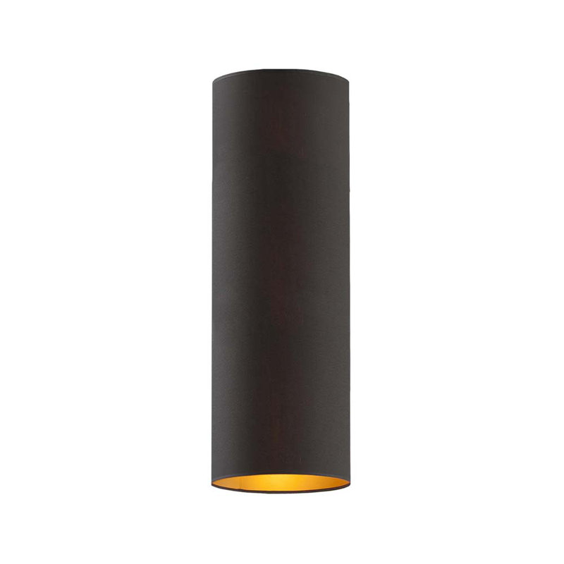 Ashraf Fabric Flush Mount, Black