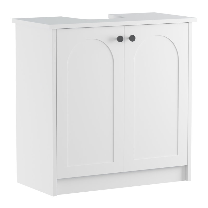 30cm Single Bathroom Vanity Base Only, White